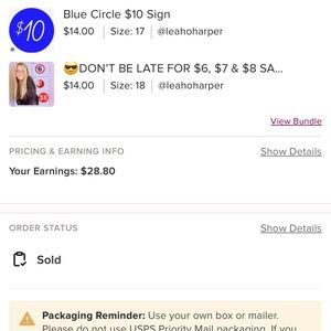 Blue Circle $10 Signrebundle